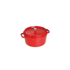 STAUB Cocotte Fonte Ronde 22 cm Rouge Cerise 2,6 L