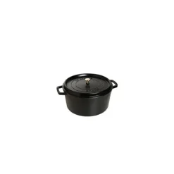 STAUB Cocotte Fonte Ronde 12 cm Noir Mat 0,4 L