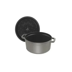 STAUB Cocotte Fonte Ronde 16 cm Gris Graphite 1,2 L