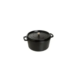 STAUB Cocotte Fonte Ronde 18 cm Noir Mat 1,7 L