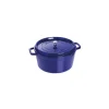 STAUB Cocotte Fonte Ronde 30 cm Bleu Intense Majolique 8,35 L