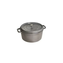STAUB Cocotte Fonte Ronde 28 cm Gris Graphite 6,7 L