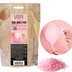 Sucre Barbe à Papa Grenadine 400 g Patisdécor