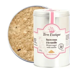 Sucre Roux à la Vanille 280 g Terre Exotique