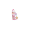 Sujet bapteme Fille Biberon Rose 17 cm
