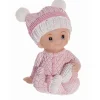 Sujet bapteme Fille Pyjama Rose 7,5 cm