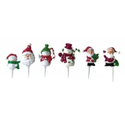 Sujets de Noël Rouge sur pique x72