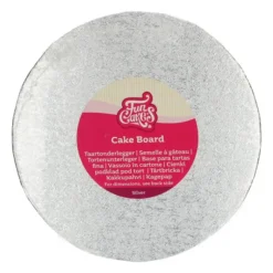 Support Gâteau Rond Ø27.5 x 0,4 cm Argenté Funcakes