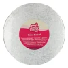 Support Gâteau Rond Ø22.5 x 0,4 cm Argenté Funcakes