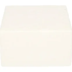 Support polystyrène carré H 7 cm - 10 x 10 cm