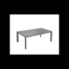 Table Basse Rectangulaire 100 x 60 cm Gris Platinium Sunset Grosfillex
