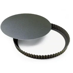 Tourtière Cannelée Fond Mobile 32 cm Gobel