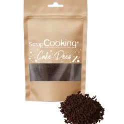 Vermicelles Chocolat Noir en Sucre 70 g Scrapcooking