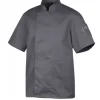 Veste de Cuisine Mixte Anthracite NERO T.1 Robur manche Courte