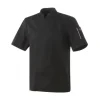 Veste de Cuisine Mixte Noir NERO MC T.2 Robur