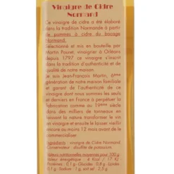 Vinaigre de Cidre Normand 50cl Martin Pouret
