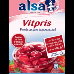 Vitpris Alsa Pectine de fruits pour confitures 188g