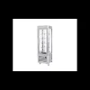 Vitrine Réfrigérée Verticale 360 L avec 5 Plateaux Tournants Inox Roller Grill