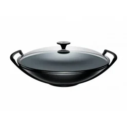 Wok 36 cm Noir Mat Le Creuset