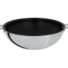 Wok Casteline Ø 28 cm Manche Amovible Anti-Adhésif Inox Cristel