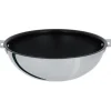 Wok Casteline Ø 24 cm Manche Amovible Anti-Adhésif Inox Cristel